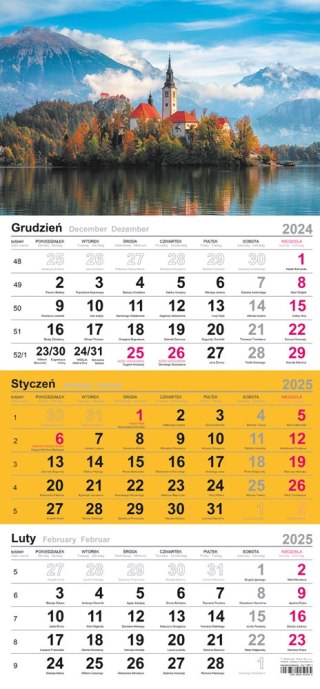 Kalendarz trójdzielny(H)2025 Michalczyk i Prokop T-106T-10