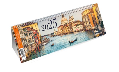 Kalendarz ze spiralką A4 - poziomy 2025 Michalczyk i Prokop T-100-2-14