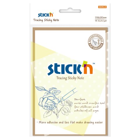 Kalka samoprzylepna, przezroczysta do odrysów 101x152mm 30k 21819