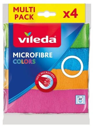 VILEDA Colors Ściereczki z mikrofibry 4 sztuki
