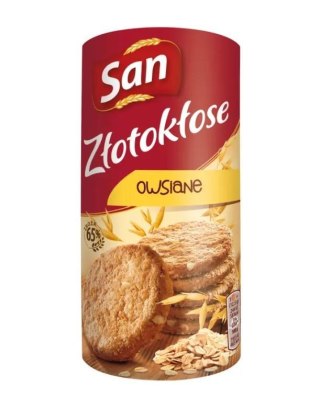 Ciastka SAN ŁAKOTKI ZŁOTOKŁOSE owsiane 215g