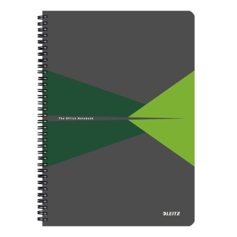 Kołonotatnik OFFICE PP A4 kratka zielony 44950055 LEITZ