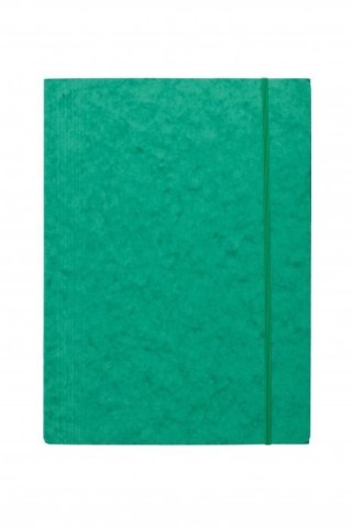 Teczka z gumką prostą DOTTS A4 preszpan zielona 390g
