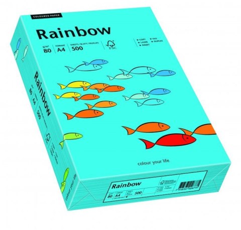 Papier xero kolorowy RAINBOW 80gr. niebieski R87 88042739