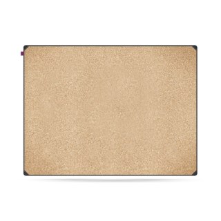 Tablica korkowa MemoBe idea EDGE ALL BLACK, rama aluminiowa czarna, 120x90 cm MITC120090.00.61.51