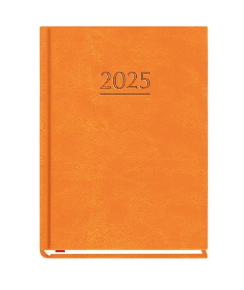 Terminarz MARTA B6 2025 - pomarańczowy Michalczyk i Prokop T-215V-P 120x165mm kalendarz 1 tydzień na 2 stronach