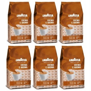 Kawa LAVAZZA CREMA e AROMA 1kg ziarnista (6szt.)