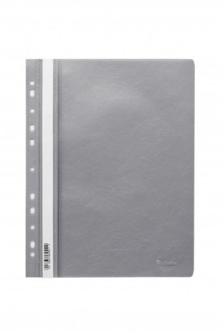 Skoroszyt wpinany PP DOTTS (20) szary wzmocniony polipropylen SPP-DOT-02-07