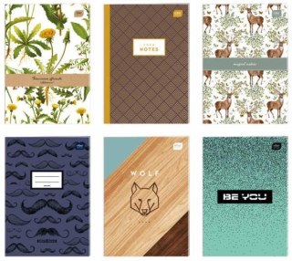 Zeszyt_A4 80k. linia mix INTERDRUK