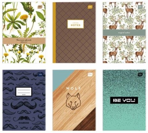 Zeszyt_A4 80k. linia mix INTERDRUK