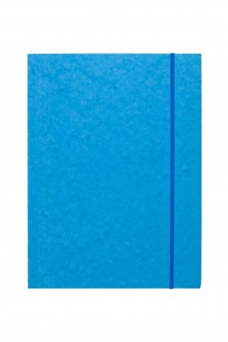 Teczka z gumką prostą DOTTS A4 preszpan jasna niebieska 390g