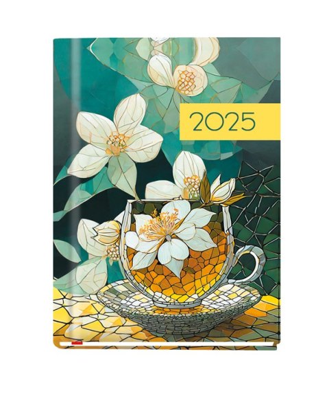 Terminarz OLA A6 2025 Michalczyk i Prokop T-212F-04 KALENDARZ tydzień na 2 stronach