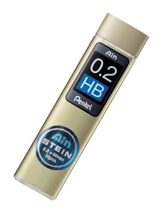 Grafity 0,2mm HB AIN STEIN PENTEL (10 grafitów) C272W-HB