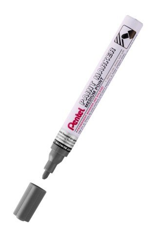 Marker olejowy Pentel średnia okrągła końcówka, MMP10-MA perłowy czarny SALE