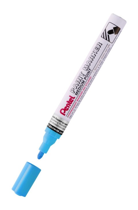 Marker olejowy Pentel średnia okrągła końcówka, MMP10-S błękitny SALE