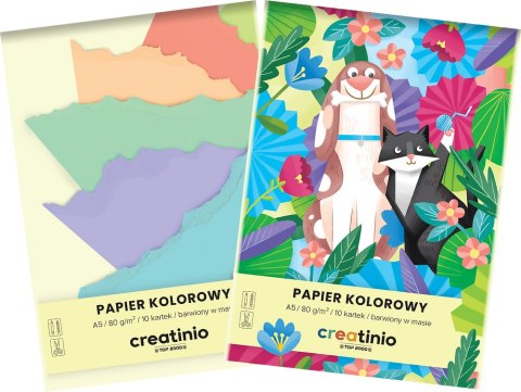 Papier kolorowy Top 2000 Creatinio A5 10 kartek 80 g 400176683