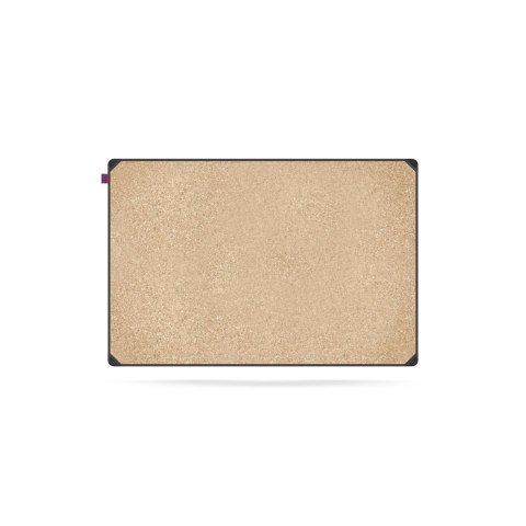 Tablica korkowa MEMOBE IDEA, rama aluminiowa EDGE, 90X60 CM MITC090060.00.60.51