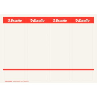 Etykiety do segregatorów 59x192mm(10x4) białe samop. ESSELTE 20822