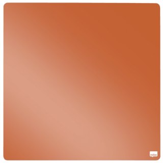 Mała kwadratowa tabliczka suchościeralna Nobo, 360 mm x 360 mm, pomarańczowa 1915622