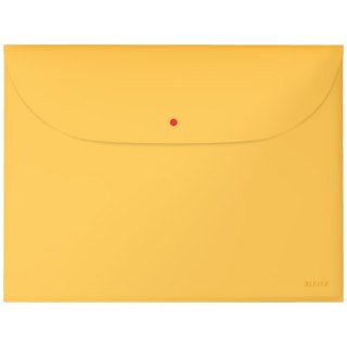 Teczka kopertowa z 2 przegródkami Leitz Cosy, żółta 47090019