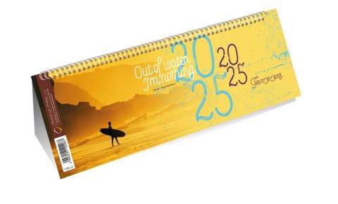 Kalendarz ze spiralką A4 - poziomy 2025 Michalczyk i Prokop T-100-2-15