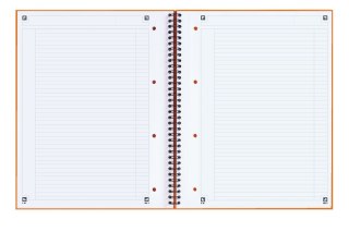 Kołonotatnik A4 80 kartek, linia / tagi, INTERNATIONAL, OXFORD, 100104036