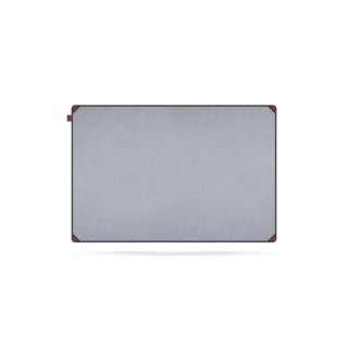 Tablica filcowa MemoBe idea EDGE ALL BLACK, powierzchnia popielata, rama aluminiowa czarna, 90x60 cm MITF090060.81.61.51