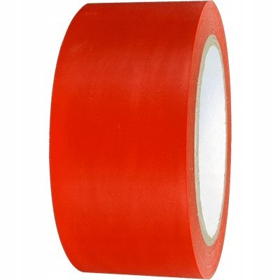 Taśma_oznaczeniowa czerwona podłogowa 50mmx33m