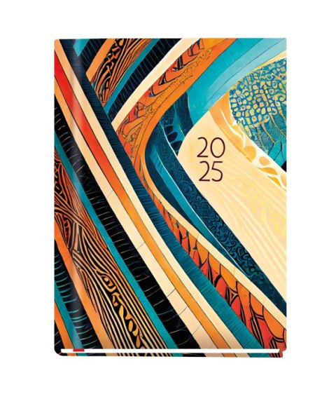 Terminarz OLA A6 2025 Michalczyk i Prokop T-212F-08 KALENDARZ tydzień na 2 stronach