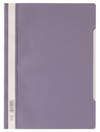 Skoroszyt A4 z przezroczystą okładką z PP Jasnofioletowy 257312 DURABLE (50)