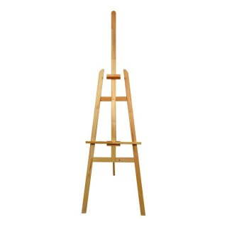 Sztaluga drewniana MemoBe, trójnożna, plenerowa, malarska, drewno iglaste, 48x176 cm MSS001.N.01
