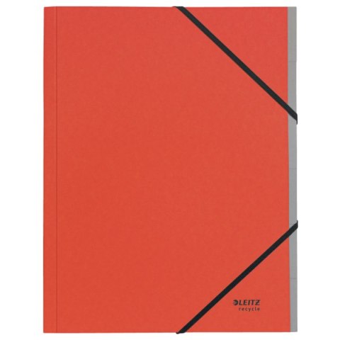 Teczka z 6 przekładkami Leitz Recycle A4, czerwony 39140025