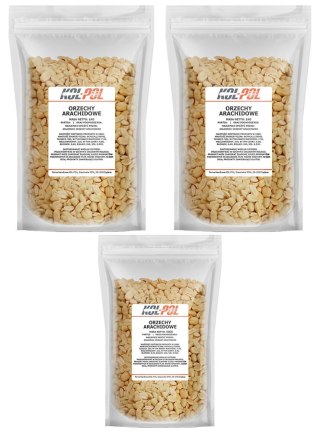 Orzechy ziemne 2,5kg orzeszki arachidowe prażone niesolone