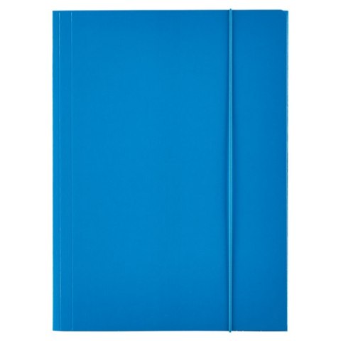 Teczka lakierowana z gumką A4 niebieska ESSELTE 13435