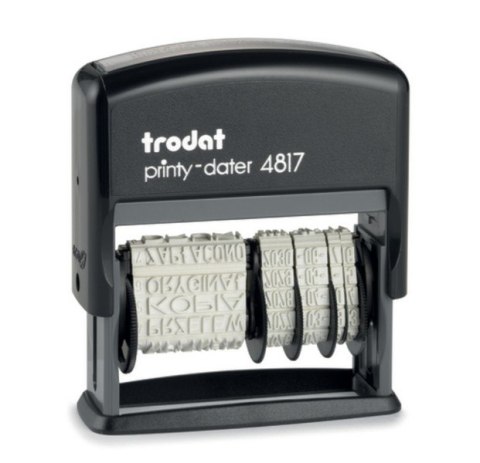 Datownik PRINTY z gotowymi hasłami, bez wkładki, 4817 POL/ISO