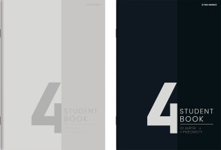 Zeszyt Top Studentbook A5 80 kartek 70 g kratka 5x5 mm 4 przekładki 400181906