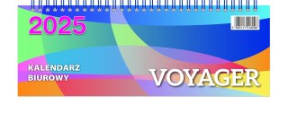 Kalendarz biurowy VOYAGER 2025 (H4b) - biały TELEGRAPH