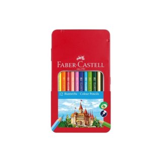 Kredki ZAMEK 12kol.pud.metalowe 115801 FABER CASTELL