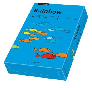 Papier xero kolorowy A4 160g ciemnoniebieski 250a R88 RAINBOW 88042769/69 OPT