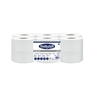 Papier toaletowy mini jumbo 2w 145m (12 rolek) BulkySoft PREMIUM celuloza 65908