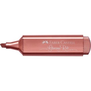 Zakreślacz 1546 metaliczny czerwony Faber-Castell 154673 FC