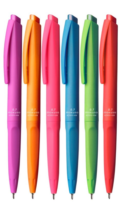 Długopis 0.7mm, mix kol.obudowy , wkład niebieski KD910-NM TETIS SALE