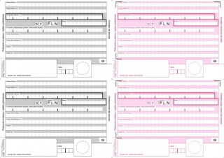 F-112-3 Polecenie przelewu (4-odc) A4 500k 1=500szt MICHALCZYK I PROKOP