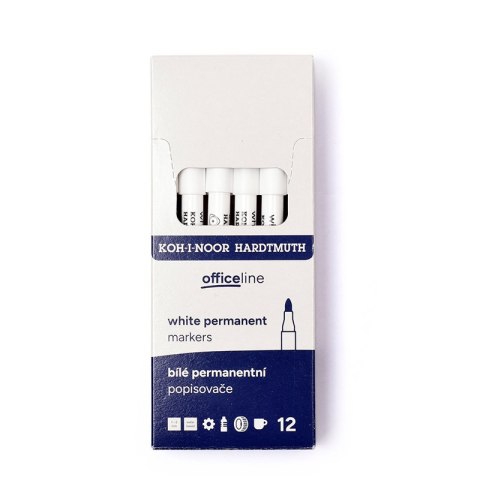 Marker permanentny biały 3313 2mm KOH I NOOR 773313/7KS