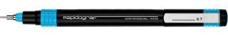 Rapitograf, Pisak Kreślarski Super Professional grubość 0.70mm (niebieski) RYSTOR