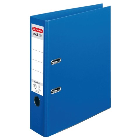 Segregator maX.file Protect Plus A4, 8 cm, niebieski 300002678 HERLITZ