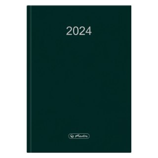 Kalendarz Dzienny Szefa A5 C.Zielony 2024 9588351 Herlitz