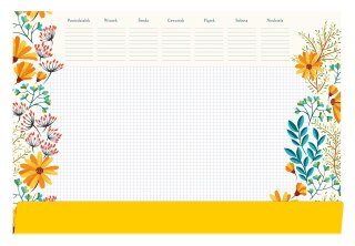 Podkład na biurko-Notes B3-KWIATY, SP-B3-03 Michalczyk i Prokop