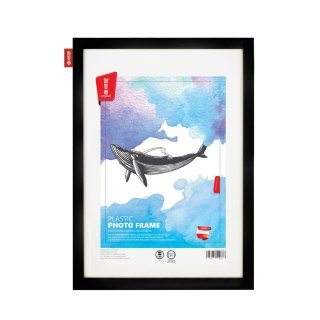Ramka_na zdjęcia MEMOBE plastikowa czarna, 21x29,7 cm A4 MRZ021030-46-23