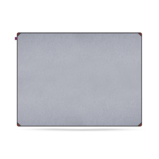 Tablica filcowa MemoBe idea EDGE ALL BLACK, powierzchnia popielata, rama aluminiowa czarna, 120x90 cm MITF120090.81.61.51